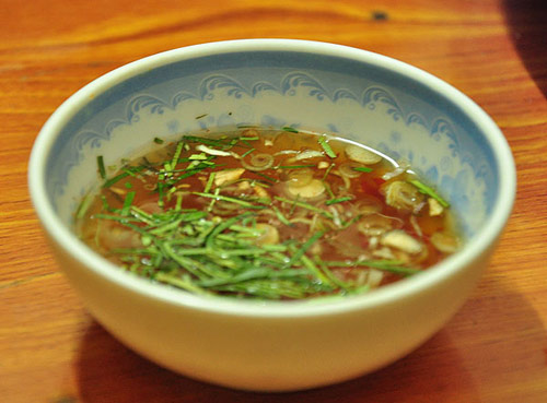nước chấm ốc
