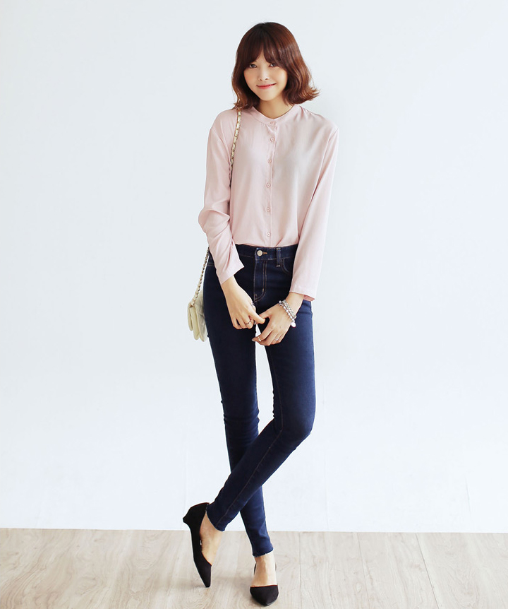 quần jeans cạp cao