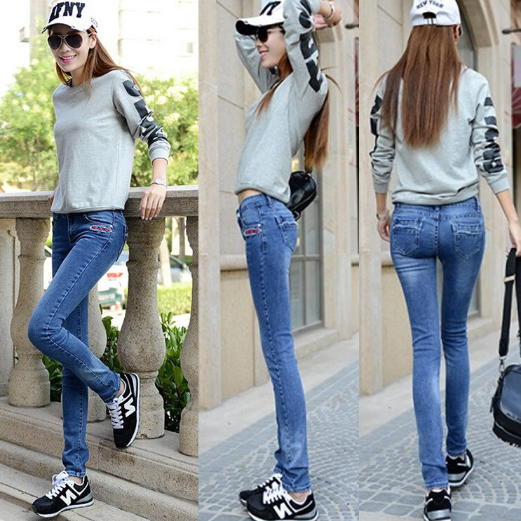 quần jeans cạp cao