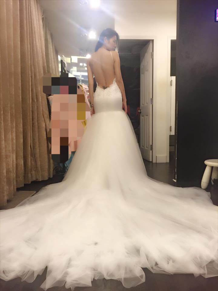 váy cưới của thủy tiên công vinh