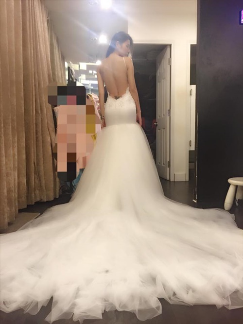 váy cưới thủy tiên