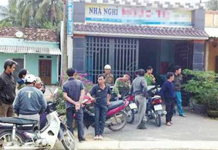 Hiện trường xảy ra vụ việc 