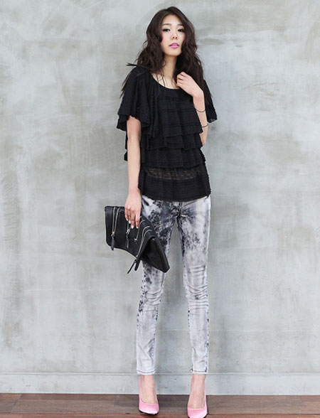cách mặc quần jeans đẹp