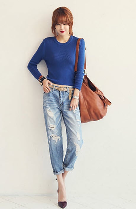 cách mặc quần jeans đẹp