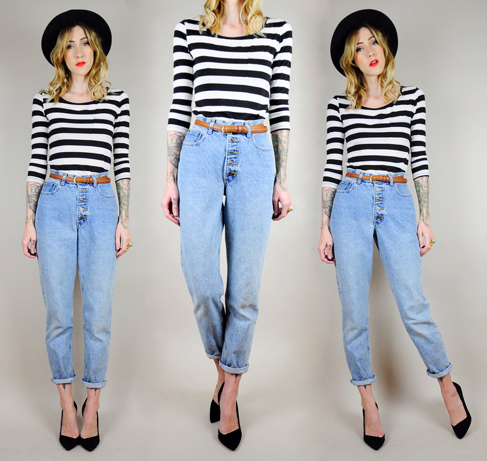 cách mặc quần jeans đẹp