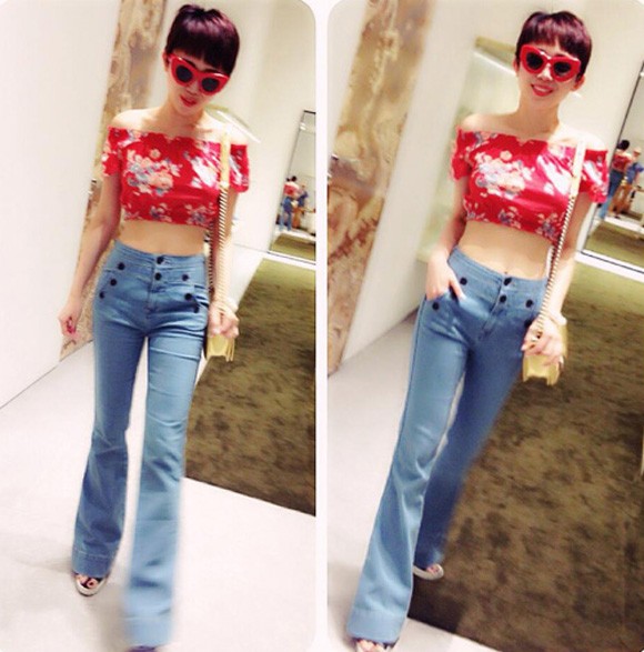 cách mặc quần jeans đẹp