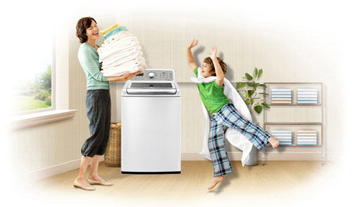 vệ sinh máy giặt cửa trên