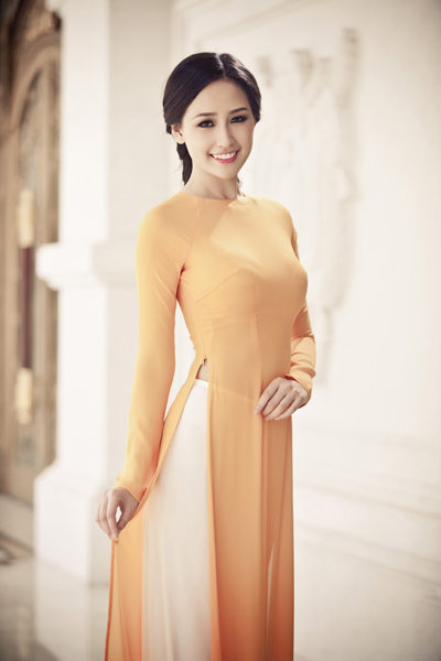 ai xứng đáng là mĩ nữ áo dài thùy dung