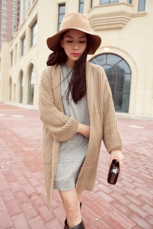 cardigan mùa xuân