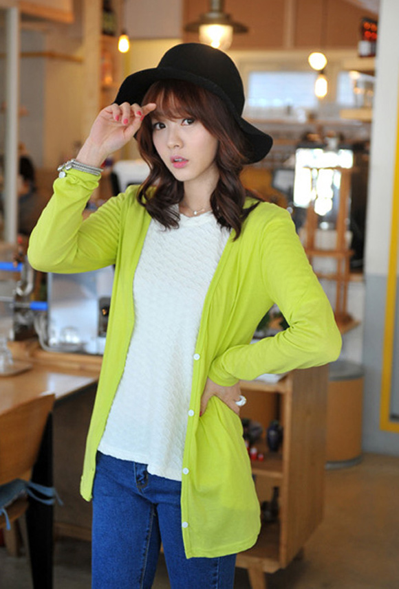 cardigan mùa xuân