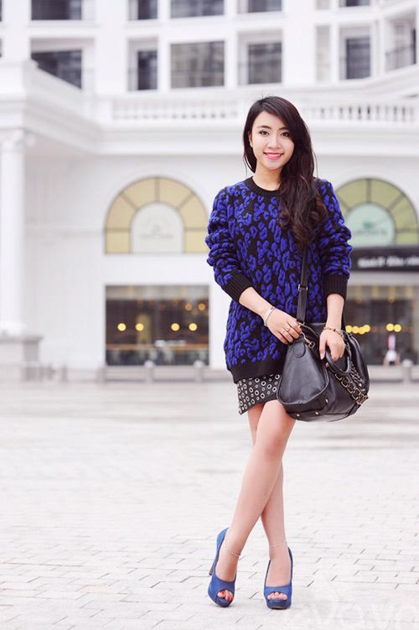 mặc rộng rãi đi làm