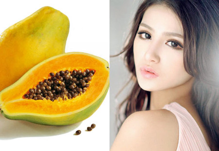 đu đủ trị mụn đầu đen