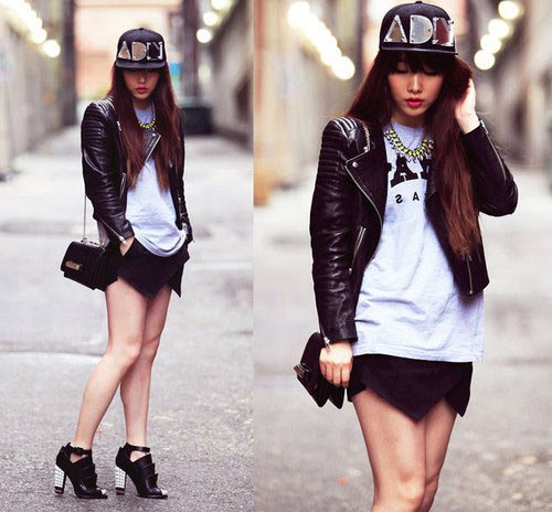 quần soóc giả váy skort