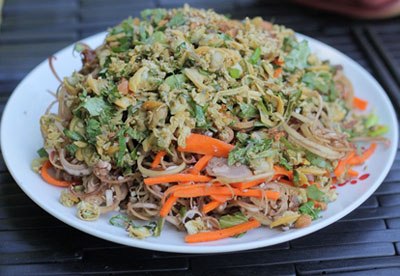cách làm nộm hến cho chuối