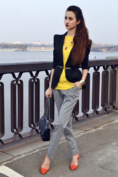 mặc vest tới công sở đầu năm