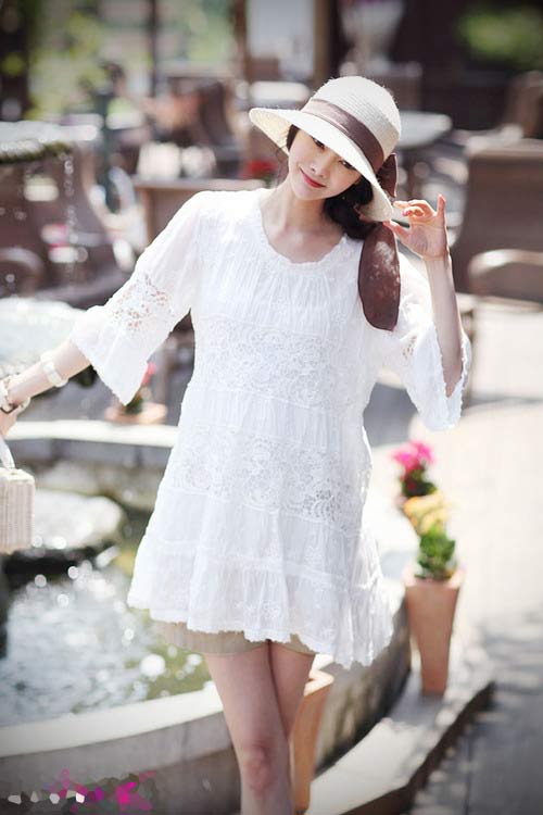 mặc đẹp cho bà bầu đi chơi tết