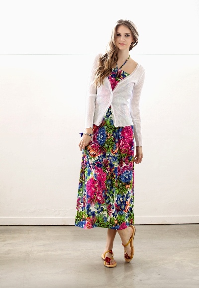 mặc đẹp cho bà bầu đi chơi tết