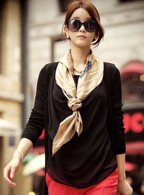 khăn lụa công sở