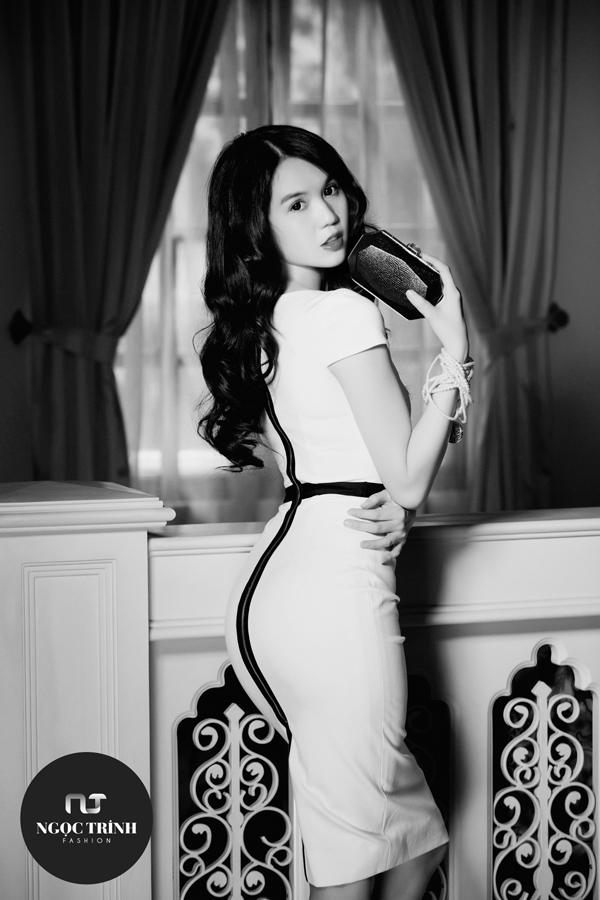 Ngọc Trinh thiết kế thời trang