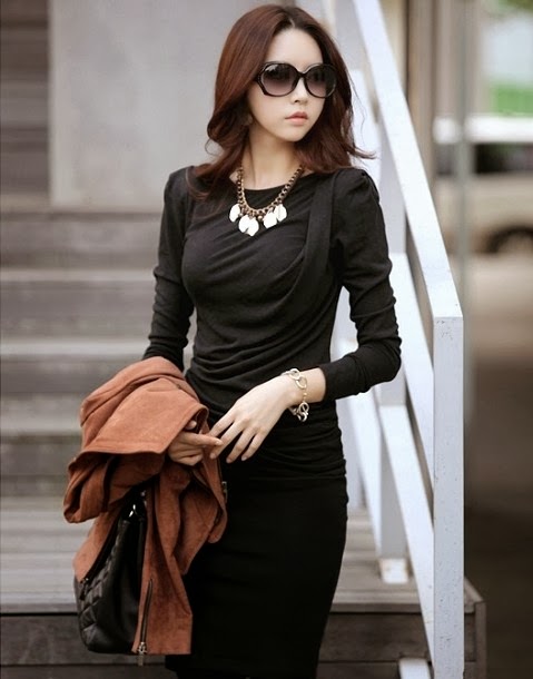làm thế nào để mặc màu đen mà không bị già