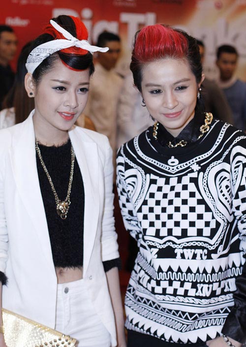 thời trang đôi của chi pu và gil lê