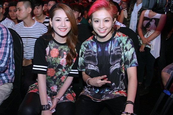 thời trang đôi của chi pu và gil lê