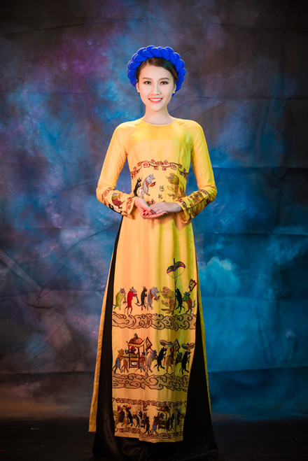 sao việt diện áo dài