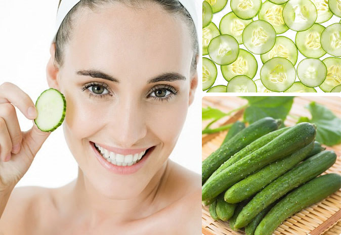 cách đắp mặt nạ dưa chuột 