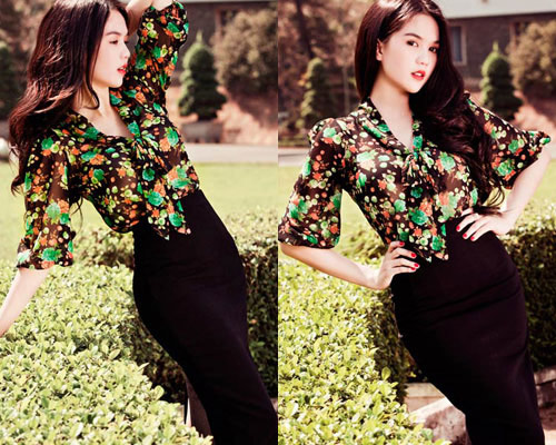kiểu sơ mi hot nhất xuân 2015
