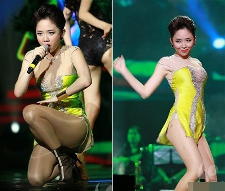 váy 1 gang siêu gợi cảm của sao việt