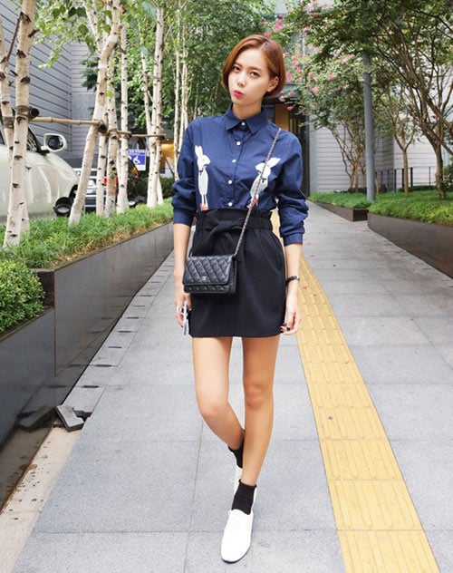 làm mới váy nơi công sở