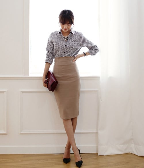 làm mới váy nơi công sở