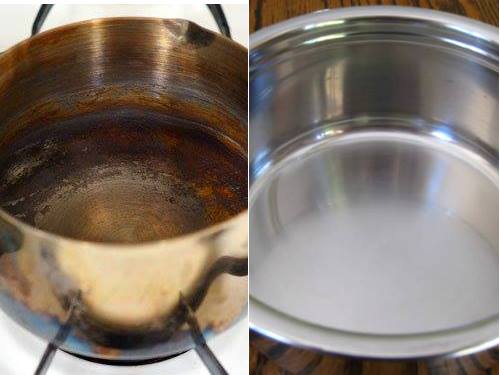 cách rửa sạch xoong nồi 