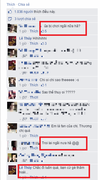 lê thúy bị chơi ngải