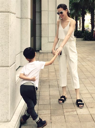 hà hồ con trai đồ đôi