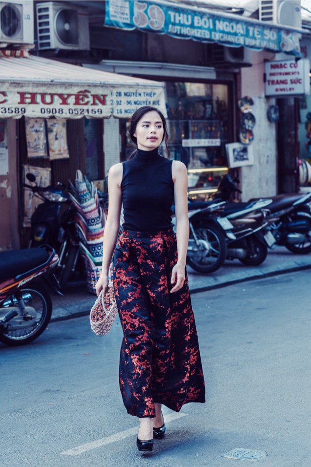 sao việt mê thời trang gấm