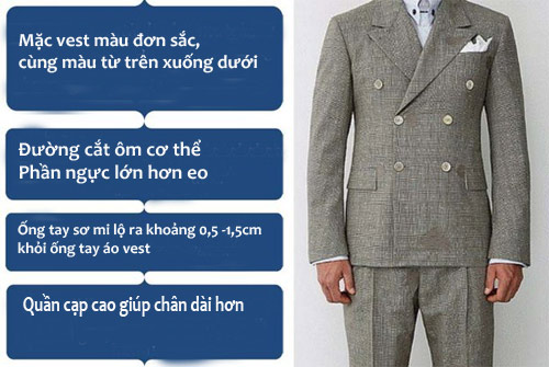 cách ăn mặc tăng chiều cao