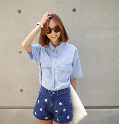 sơ mi denim