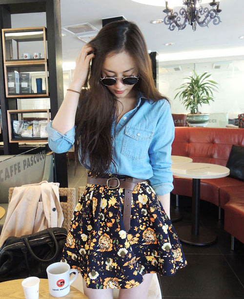sơ mi denim