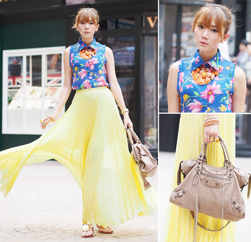 đón hè xinh tươi với váy maxi lãng mạn