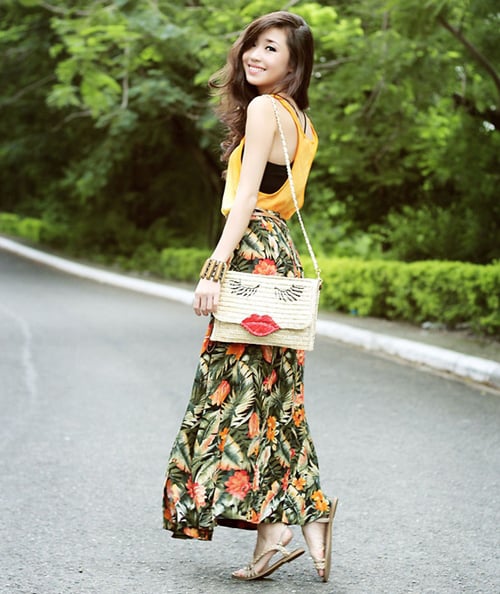 đón hè xinh tươi với váy maxi lãng mạn