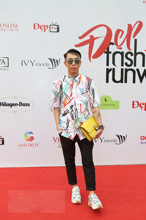 Á hậu Huyền My trên thảm đỏ Đẹp Fashion Runway