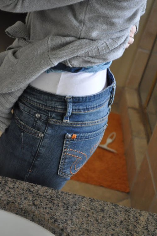 Mẹo đối phố với quần jeans bị chật và giãn rộng