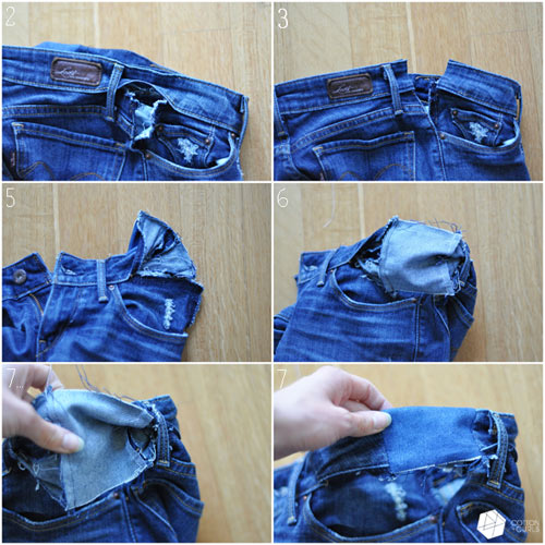 Mẹo đối phố với quần jeans bị chật và giãn rộng