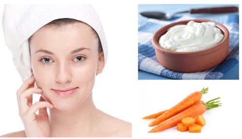 trị mụn ám bằng cà rốt 