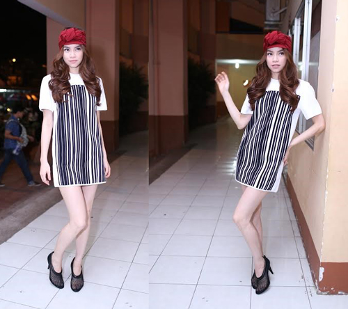 ho ngoc ha dien phong cach la xi tin nhu hot girl