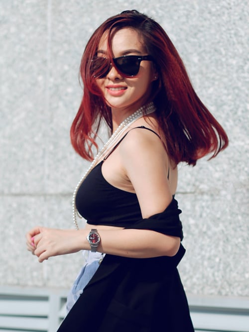 Thúy Nga trẻ trung với street style mùa hè
