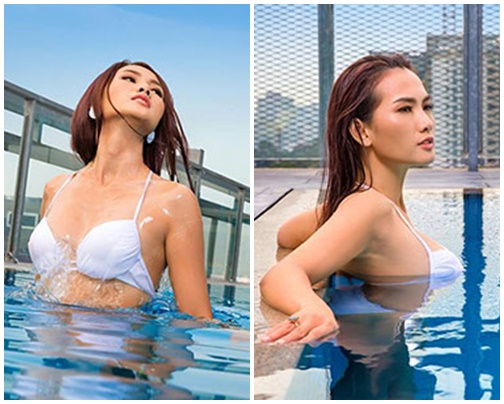 vẻ gợi cảm của 3 mỹ nhân một con nổi tiếng Vbiz