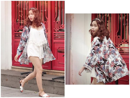 Giới trẻ đồng loạt lăng xê áo khoác kimono đầu hè