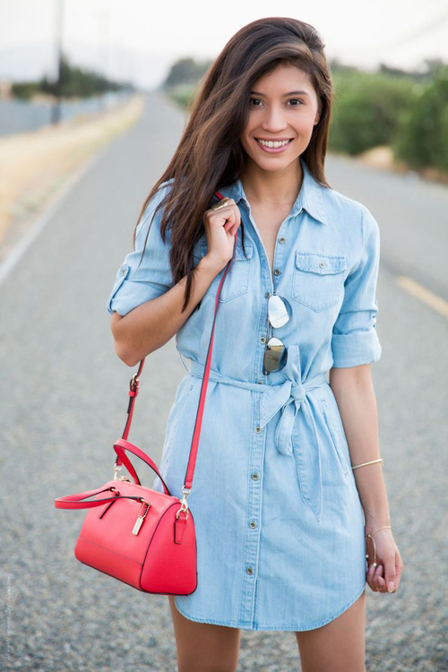Chọn shirt dress hợp mốt